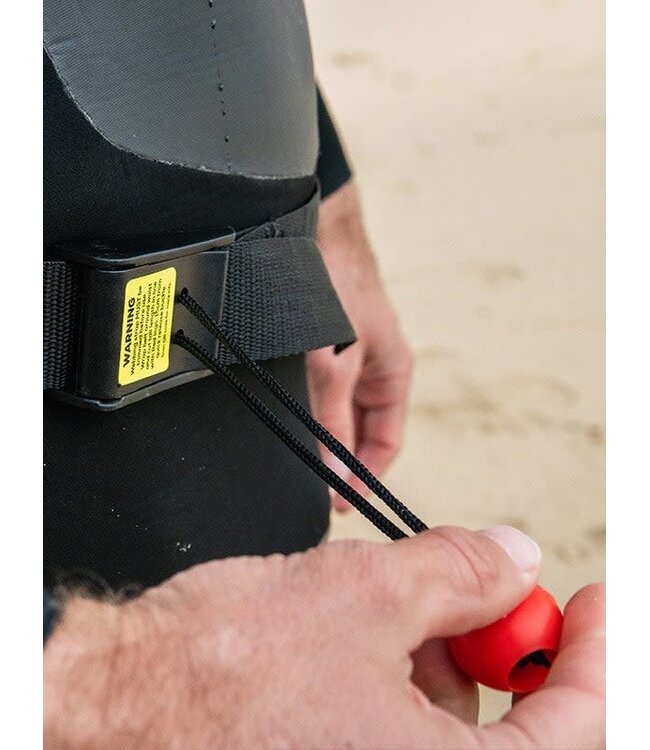 RED PADDLE WAIST LEASH BELT