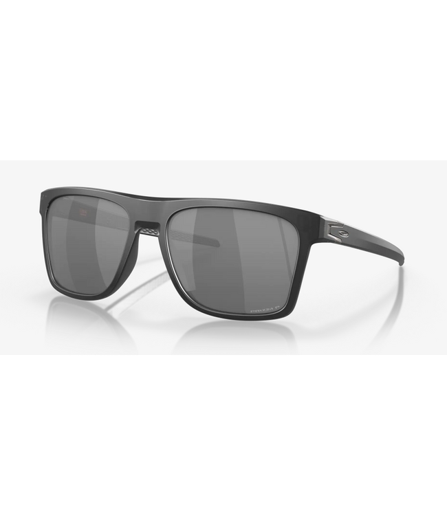 OAKLEY LEFFINGWELL MATTE BLACK INK SUNGLASSES w/PRIZM BLACK POLARIZED LENS