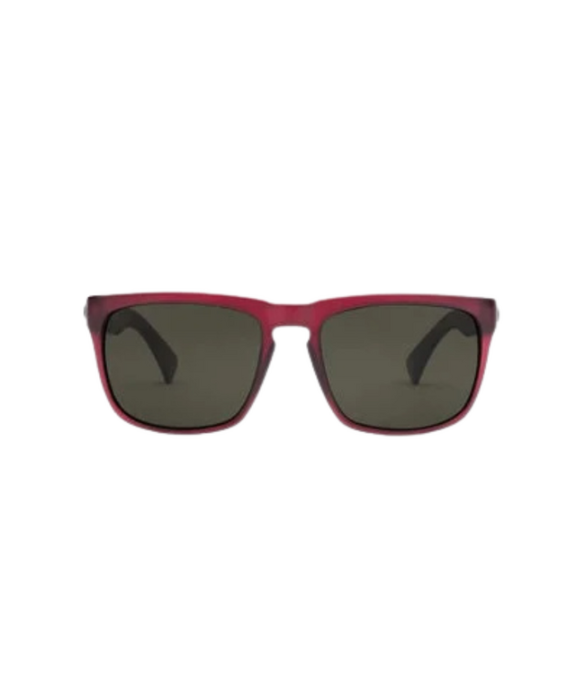 ELECTRIC KNOXVILLE XL JM MATTE BOARS BLOOD SUNGLASSES w/ GREY POLAR LENS