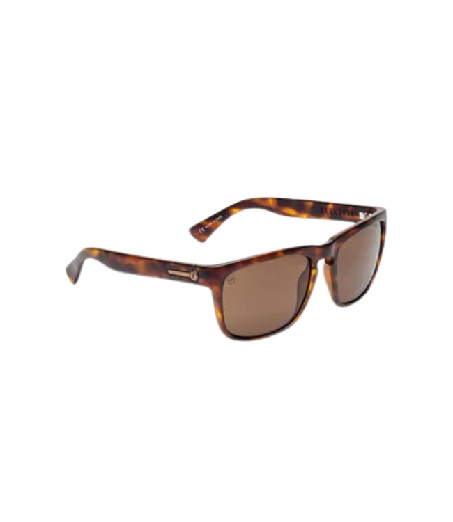 ELECTRIC SWINGARM MATTE TORTOISE SUNGLASSES w/ BRONZE POLARIZED LENS