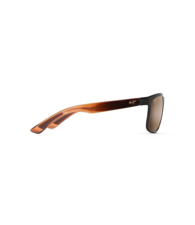MAUI JIM HUELO TRANSLUCENT ROOTBEER SUNGLASSES w/ HLC BRONZE POLAR