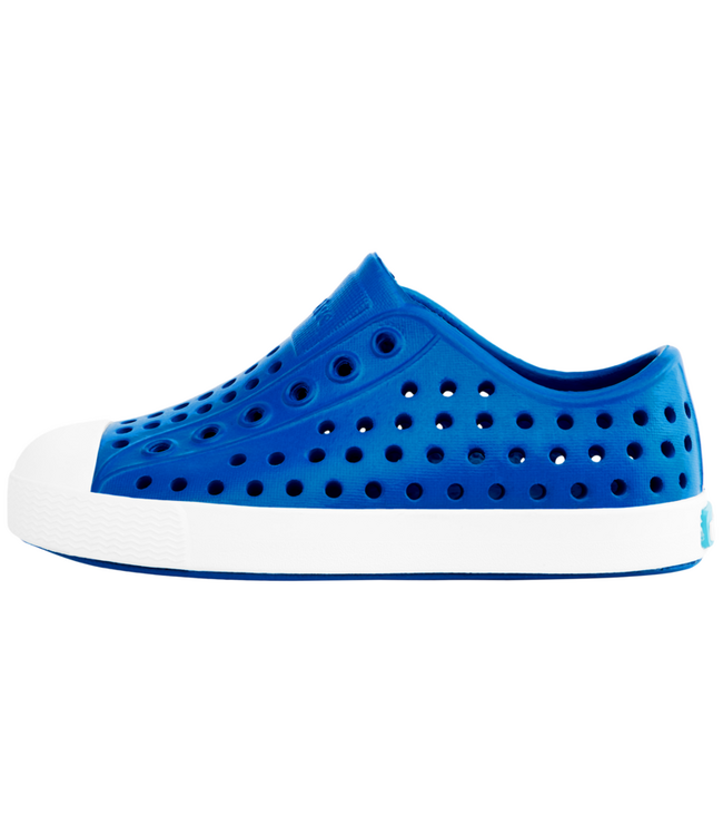 NATIVE youth JEFFERSON SHOE VICTORIA BLUE/SHELL WHITE
