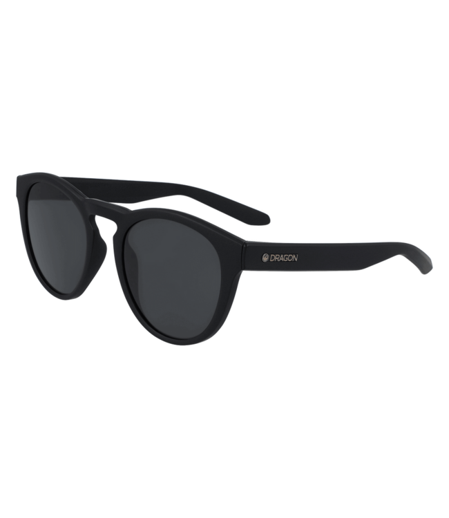 DRAGON OPUS MATTE BLACK SUNGLASSES w/ LL SMOKE LENS