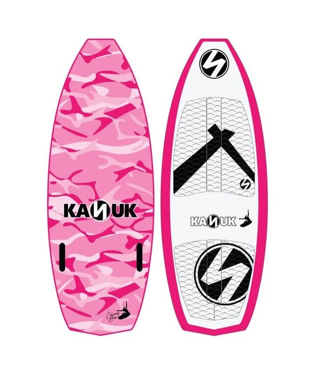 KANUK CASSIDY GALE PRO WAKE SURF BOARD PINK CAMO 2022