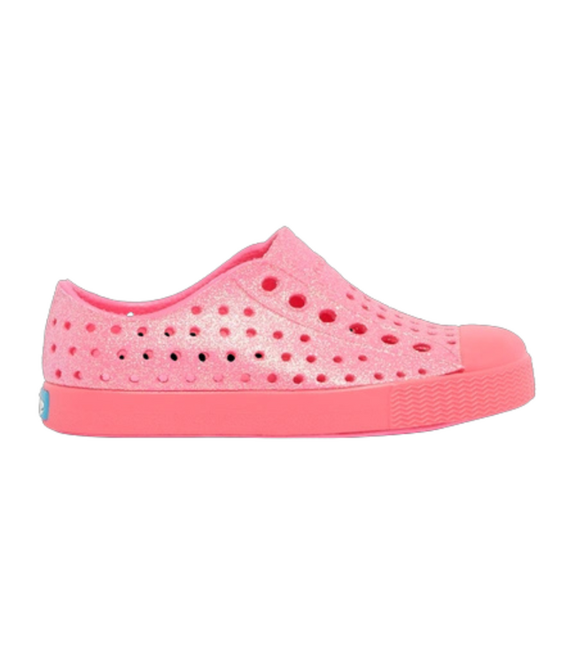 NATIVE JEFFERSON FLOYD BLING/FLOYD PINK CHILD SHOE