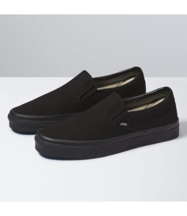 VANS CLASSIC SLIP-ON SHOES BLACK/BLACK