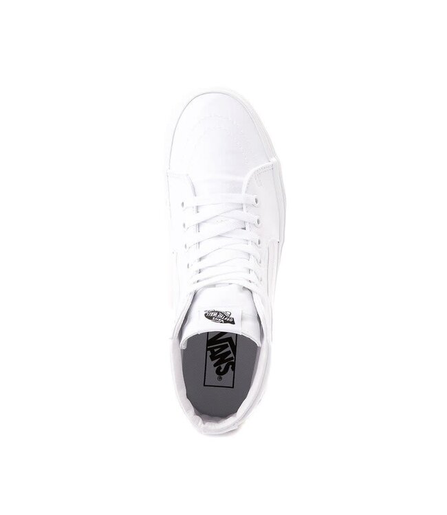 VANS MENS SKATE SK8-HI SHOES WHITE