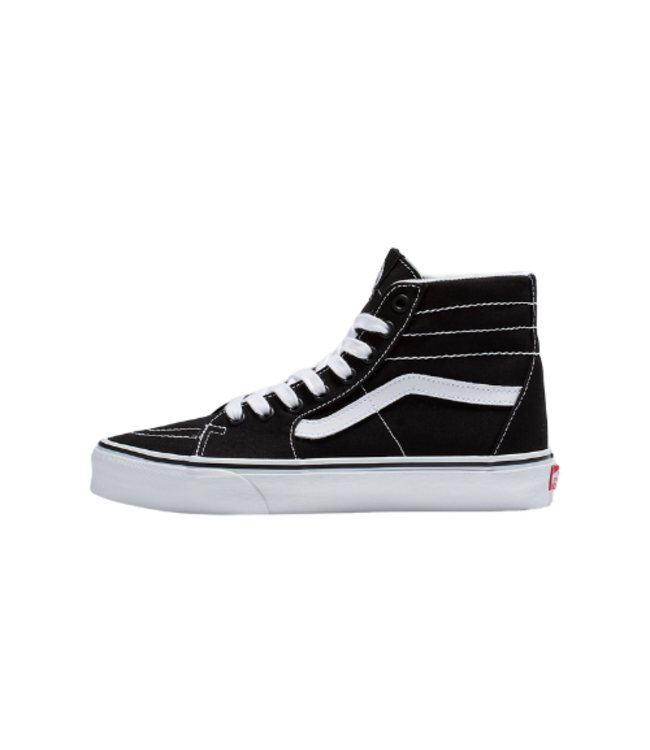 VANS WOMENS SK8-HI TAPERED SHOE CANVAS BLACK/TRUE WHITE