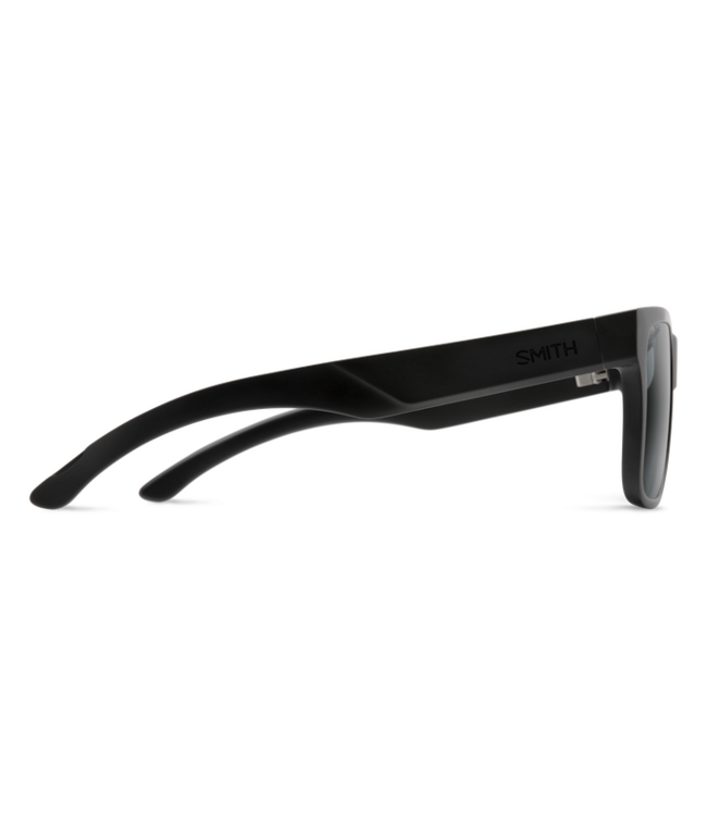 SMITH LOWDOWN 2 CORE MATTE BLACK SUNGLASSES w/ POLAR GREY