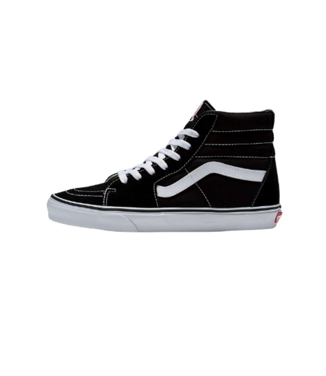 VANS SKATE SK8-HI SHOE BLACK/WHITE