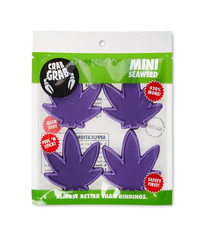 CRAB GRAB MINI SEAWEED TRACTION PAD PURPLE 2023