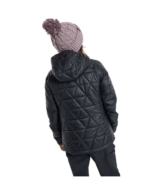 BURTON WOMENS VERS-HEAT INSULATED DOWN JACKET TRUE BLACK 2023