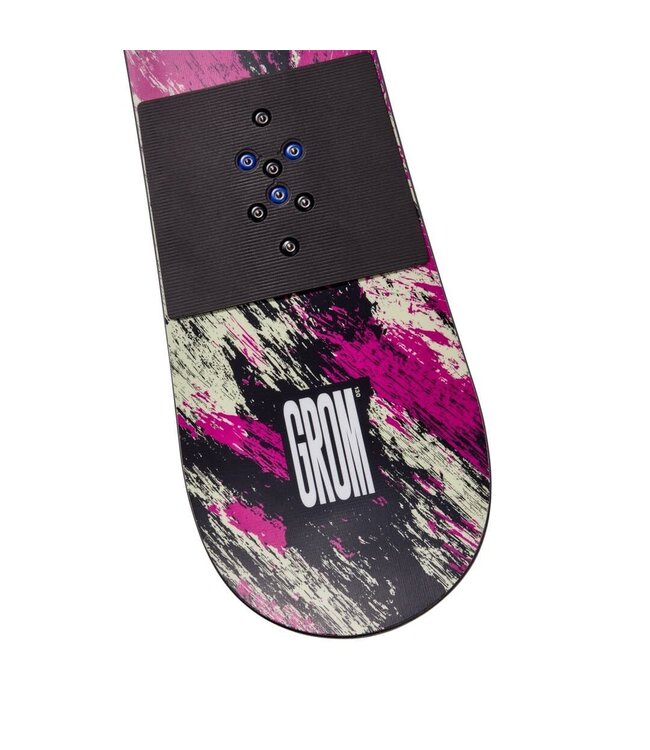 BURTON KIDS GROM SNOWBOARD PURPLE/TEAL 2023