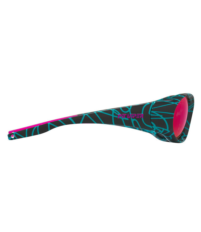 PIT VIPER SLAMMER SUNGLASSES THE VOLTAGE w/PINK PURPLE