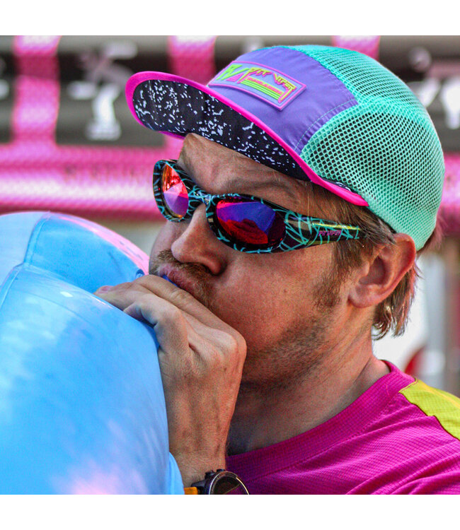 PIT VIPER SLAMMER SUNGLASSES THE VOLTAGE w/PINK PURPLE