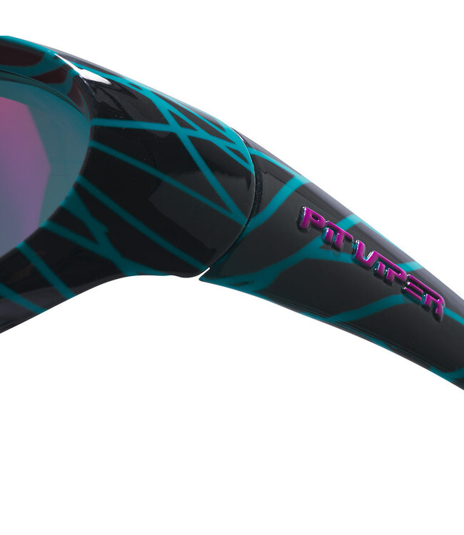 PIT VIPER SLAMMER SUNGLASSES THE VOLTAGE w/PINK PURPLE