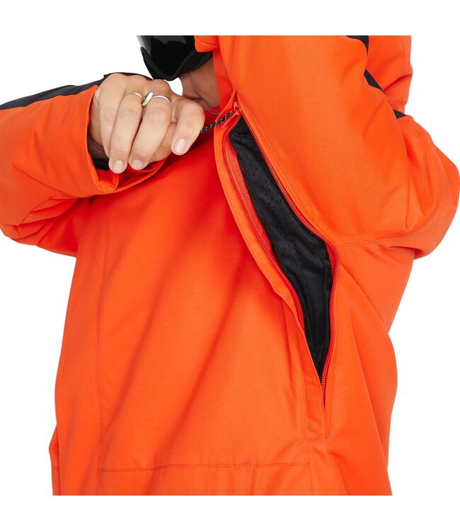 VOLCOM WOMENS WESTLAND INSULATED JACKET ORANGE SHOCK 2023