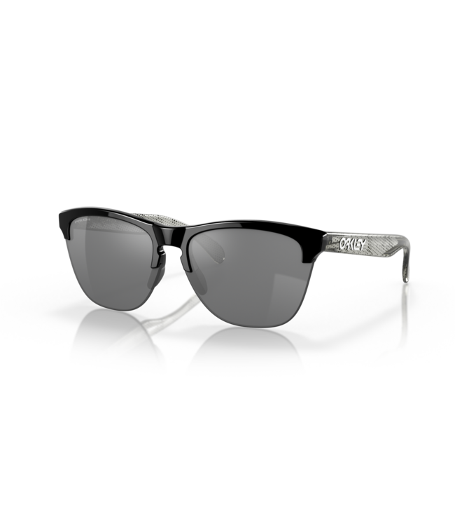 OAKLEY FROGSKINS LITE POLISHED BLK SUNGLASSES w/ PRIZM BLK LENS