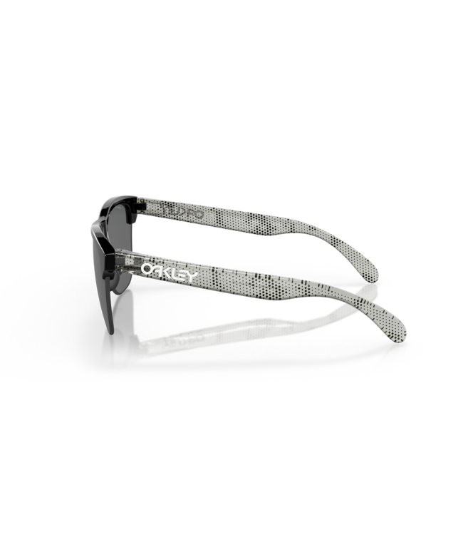 OAKLEY FROGSKINS LITE POLISHED BLK SUNGLASSES w/ PRIZM BLK LENS