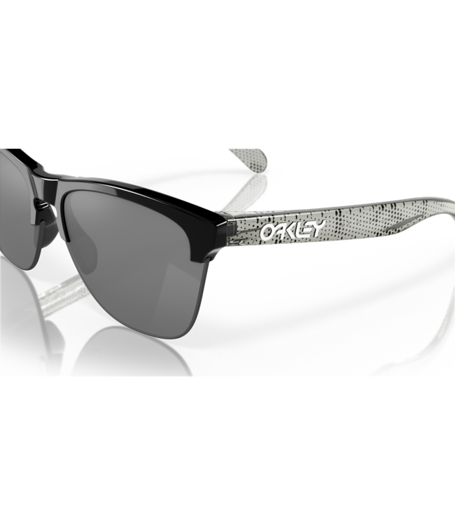 OAKLEY FROGSKINS LITE POLISHED BLK SUNGLASSES w/ PRIZM BLK LENS