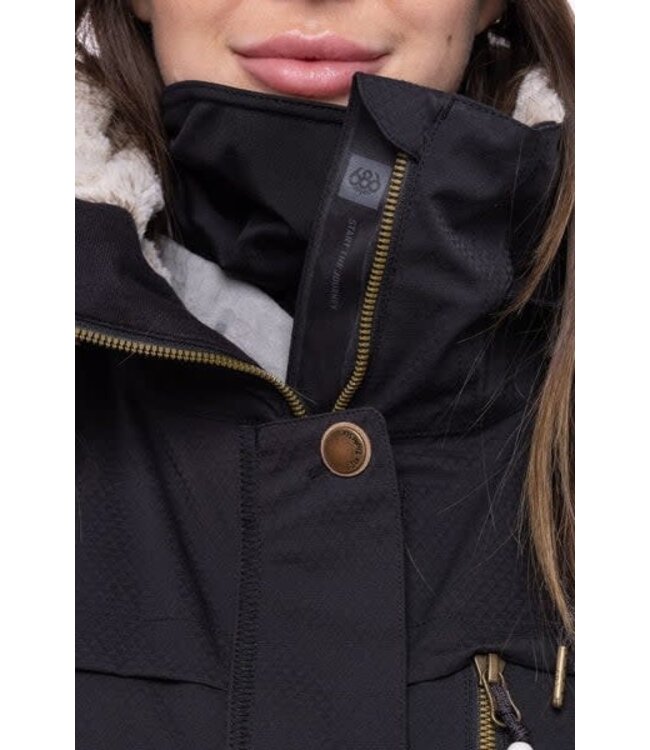 686 WMNS SPIRIT INSULATED JACKET BLACK GEO JACQUARD 2023