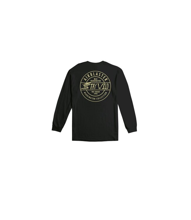 AIRBLASTER TRE WILD LS TEE BLACK 2023