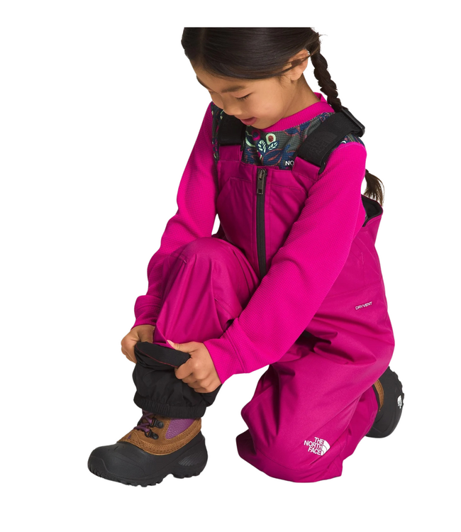 THE NORTH FACE KIDS FREE INS BIB SNOW PANT FUSCHIA PINK 2023