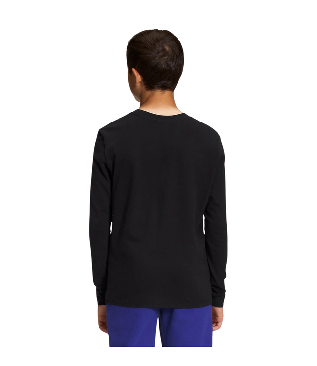 THE NORTH FACE BOYS GRAPHIC LONG SLEEVE TEE THE NORTH FACE BLACK 2023