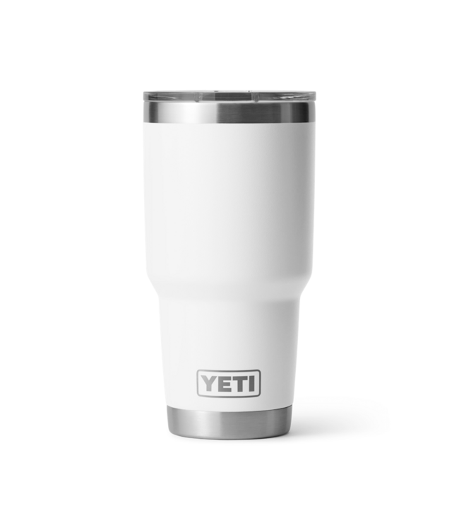 YETI RAMBLER 30oz TUMBLER w/MAGSLIDER LID WHITE
