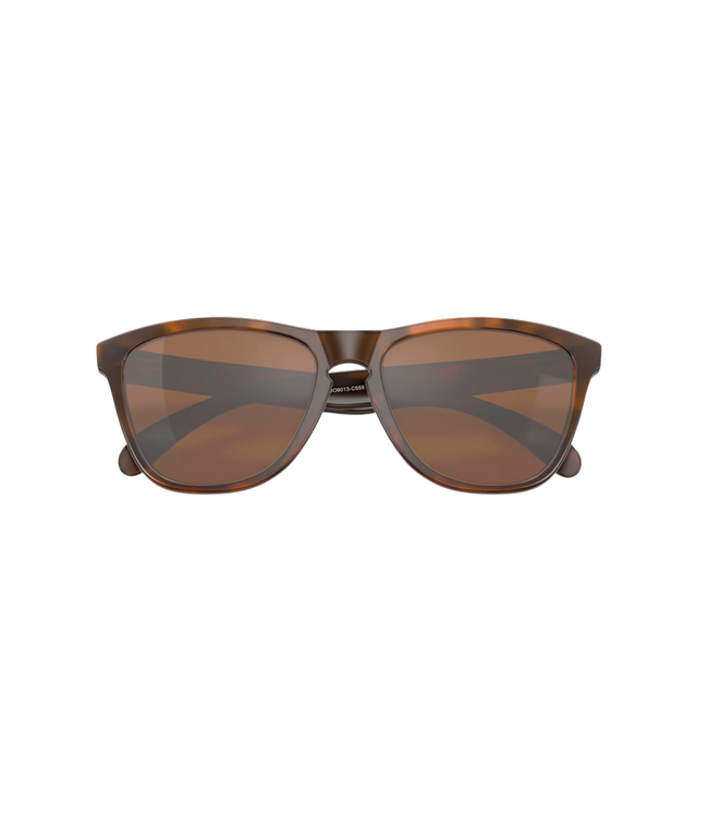 OAKLEY FROGSKINS MATTE BROWN TORTOISE SUNGLASSES w/ PRIZM TUNGSTEN LENS