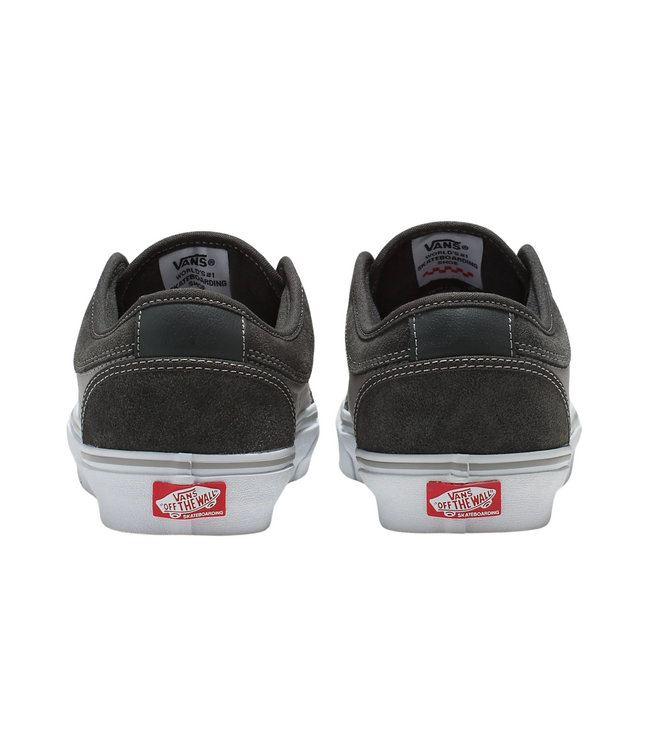 VANS MENS SKATE CHUKKA LOW SHOE DARK GREY/WHITE