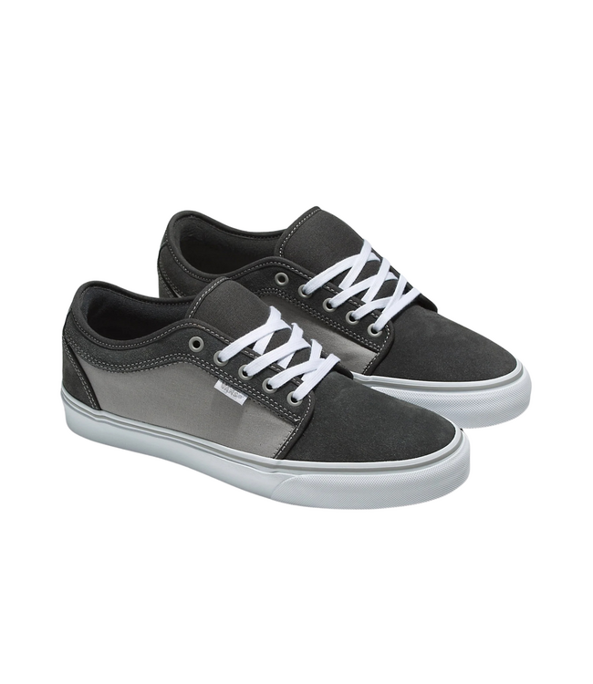 VANS MENS SKATE CHUKKA LOW SHOE DARK GREY/WHITE