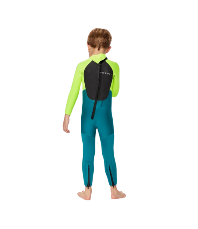 RIP CURL GROMS OMEGA 4/3 BACK ZIP WETSUIT