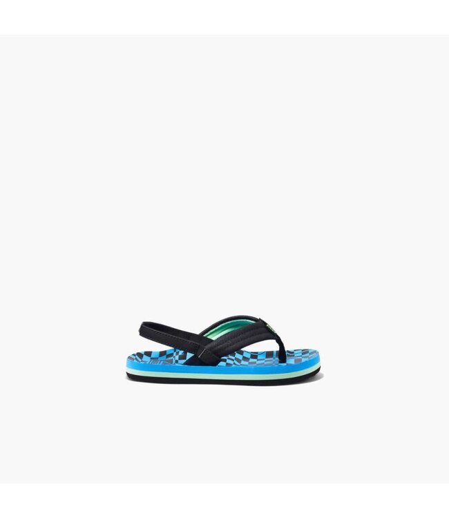REEF KIDS LITTLE AHI SANDALS SWELL CHECKERS