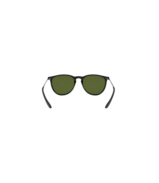 RAY-BAN ERIKA SUNGLASSES BLACK w/ GREEN LENS