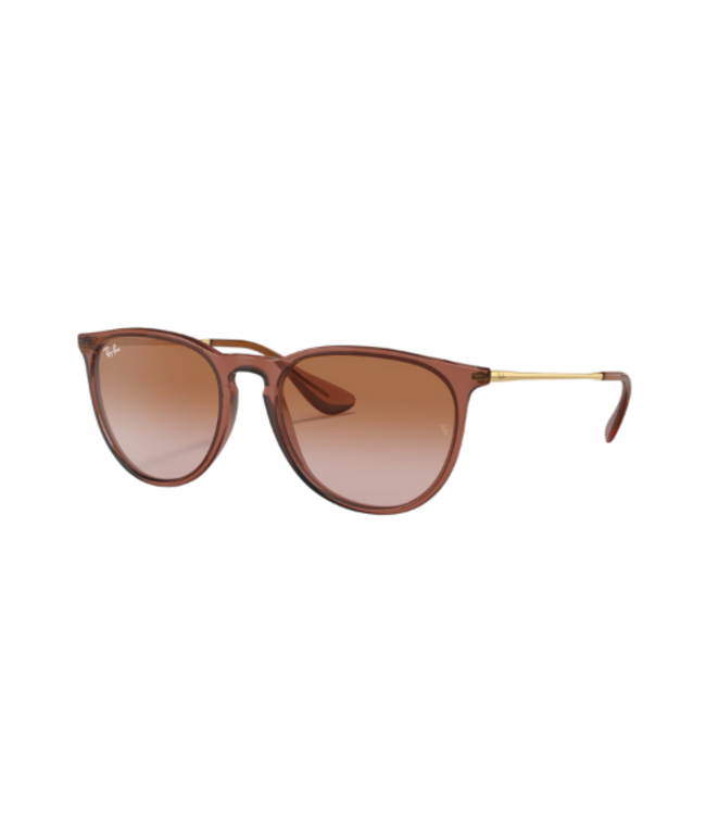 RAY-BAN ERIKA SUNGLASSES TRANSPARENT LIGHT BROWN w/ BROWN GRADIENT