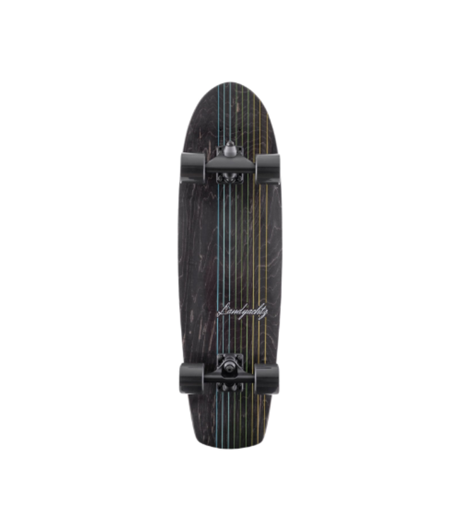 LANDYACHTZ BUTTER BLACK LINES COMPLETE LONGBOARD