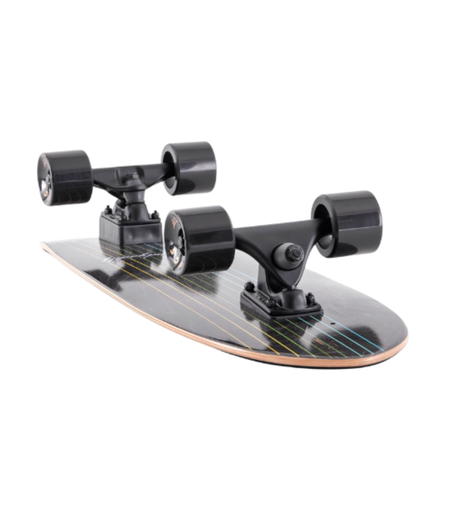 LANDYACHTZ BUTTER BLACK LINES COMPLETE LONGBOARD