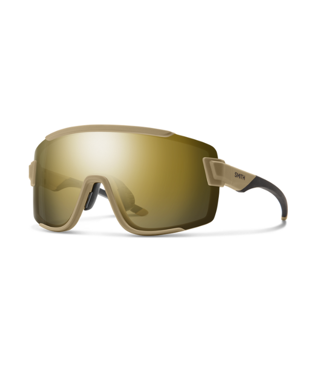 SMITH WILDCAT MATTE SAFARI SUNGLASSES w/CHROMAPOP BLACK GLOD LENS