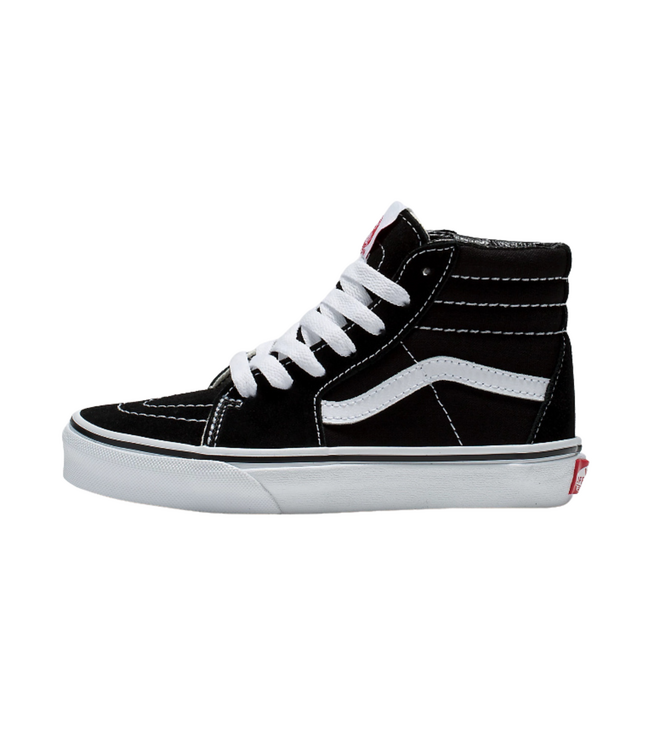 VANS KIDS SK8-HI SHOES BLACK/TRUE WHITE