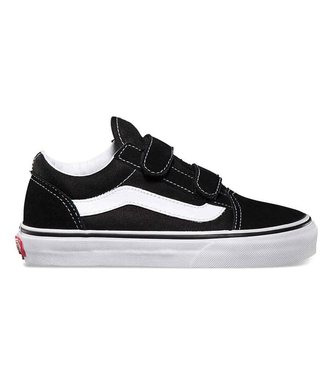 VANS JUNIOR OLD SKOOL V SHOE BLACK/TRUE WHITE