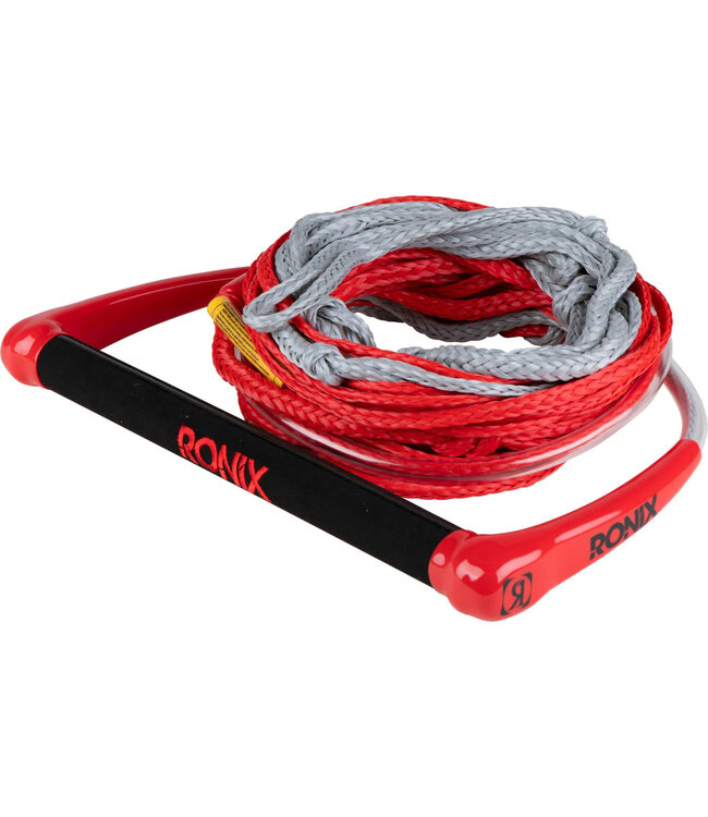 RONIX 2.0 CGA HIDE GRIP 65' 4-SECTION ROPE AND HANDLE COMBO RED/GREY 2023