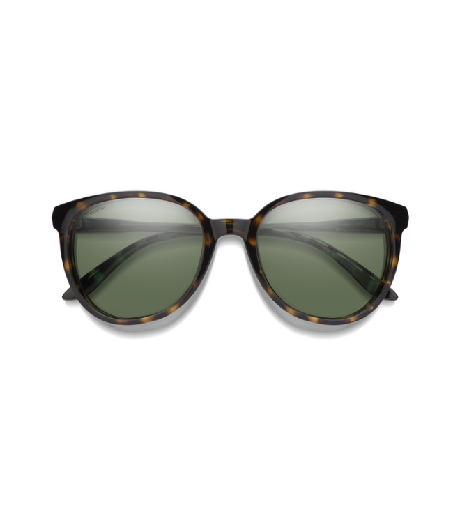 SMITH CHEETAH APLINE TORTOISE SUNGLASSES W/CHROMAPOP POLARIZED GRAY GREEN LENS