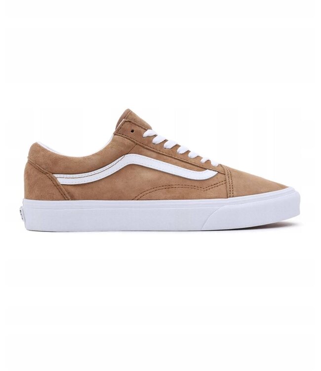 VANS OLD SKOOL PIG SUEDE SHOE TOBACCO BROWN