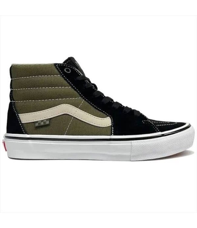 VANS MENS SKATE SK8-HI BLACK/OLIVE