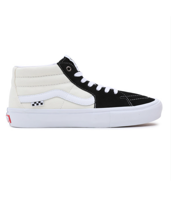 VANS MENS GROSSO MID SHOES MARSHMALLOW/BLACK