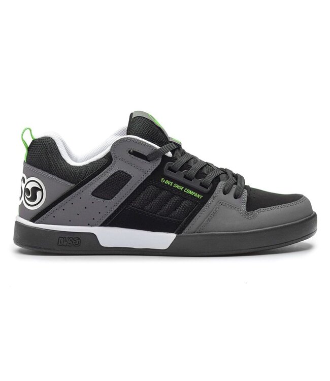 DVS MENS COMANCHE 2.0 SHOE BLACK/CHAR/LIME/NUBUCK