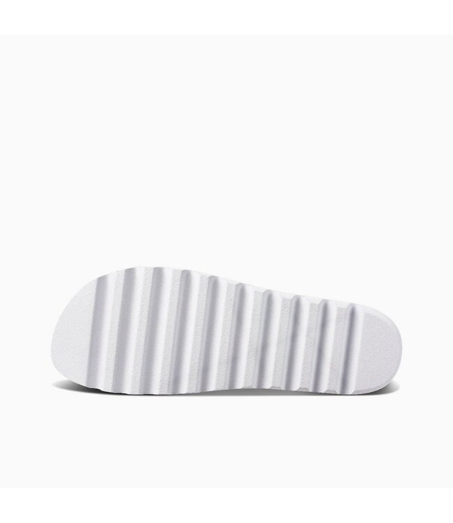 REEF WOMENS CUSHION BLOOM HI SLIDE SANDALS BLACK/TAN