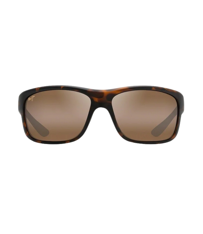 MAUI JIM SOUTHERN CROSS SOFT MATTE TORT SUNGLASSES w/ BRONZE