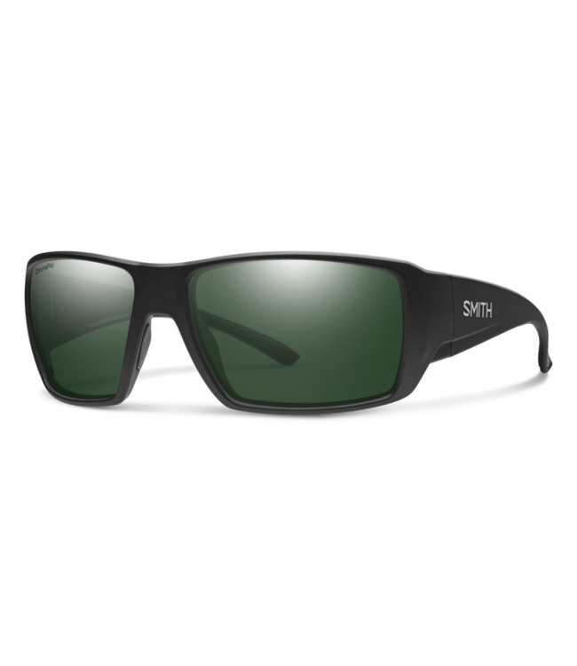 SMITH GUIDES CHOICE XL MATTE BLACK SUNGLASSES w/ CHROMAPOP POLAR GREY GREEN